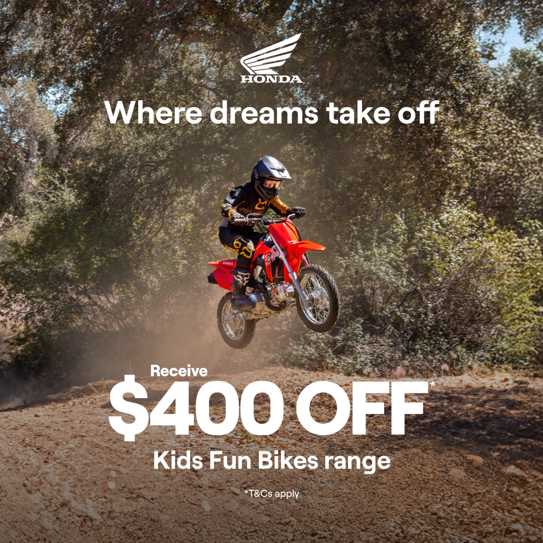 Fun Bike $400 Honda Dollars off!