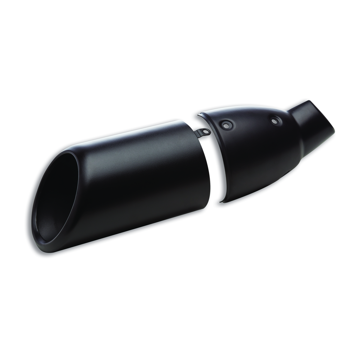 DUCATI BLACK ICON SILENCER COVER SET