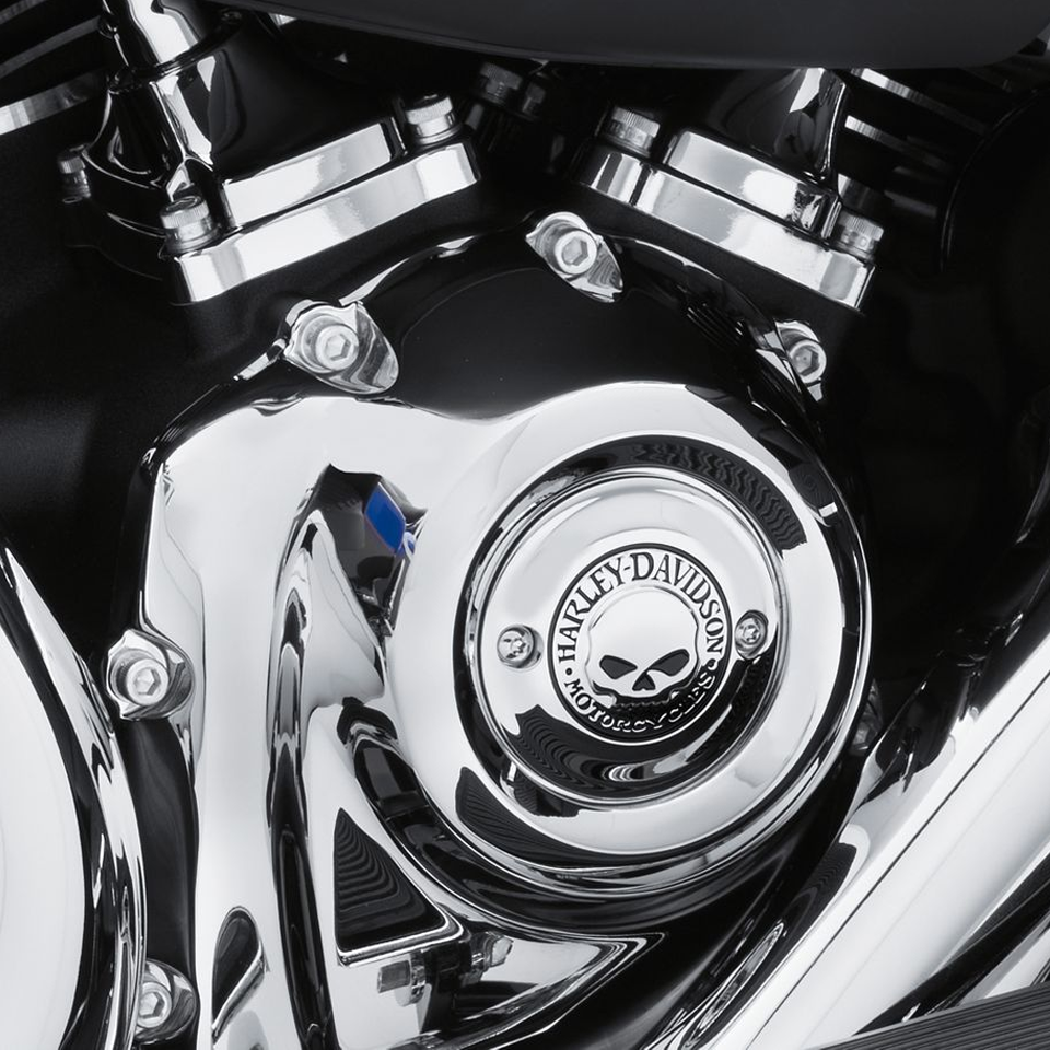 Harley-Davidson Willie G Skull Timer Cover - Chrome