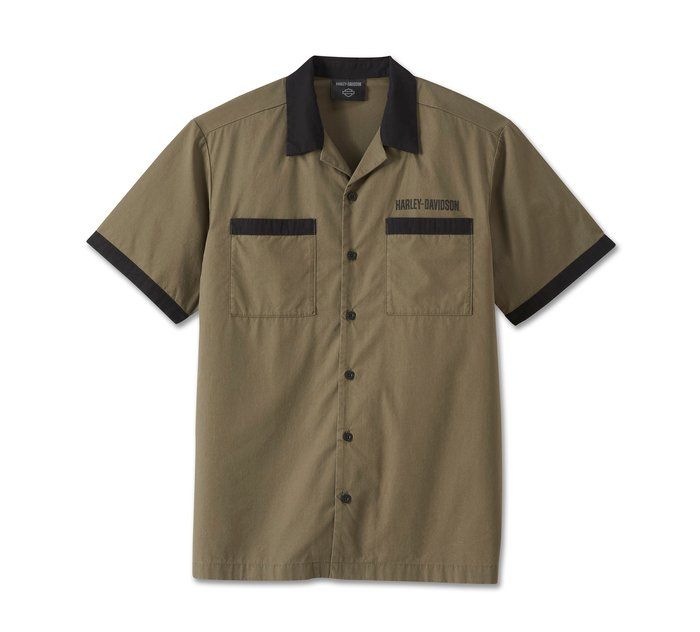 Harley-Davidson Men's Combustion Shirt - Grape Leaf CL