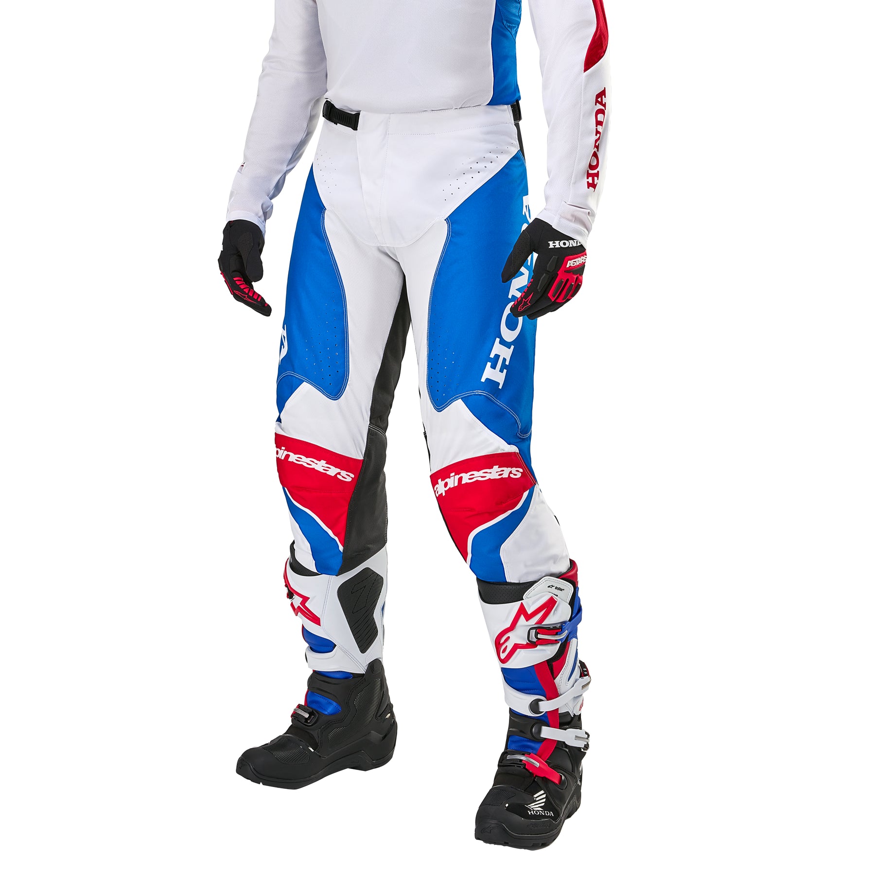 Honda Men's Iconic Racer Pants- White