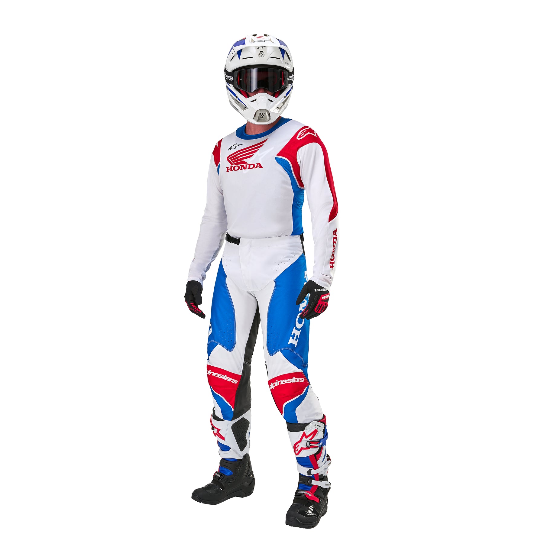 Honda Men's Iconic Racer Pants- White