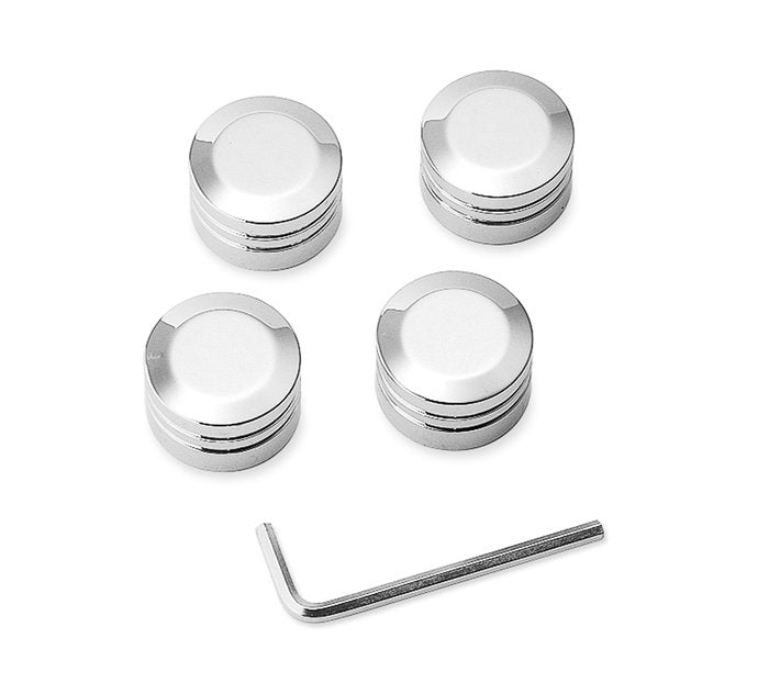 10X Head Bolt Cover Spike Engine Schrauben Topper Caps For Harley Road
