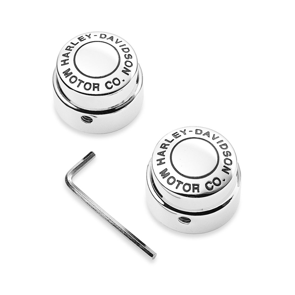 Harley-Davidson Motor Co. Front Axle Nut Covers