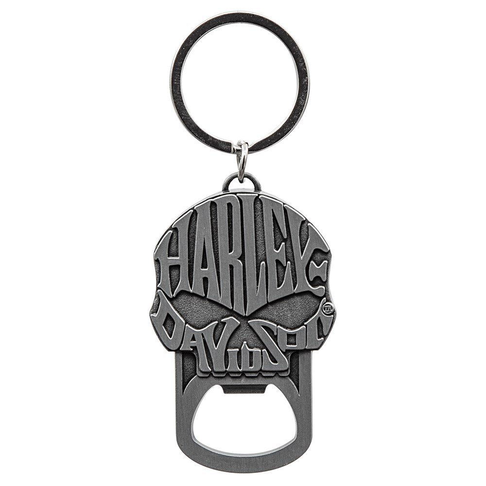 Harley-Davidson Skull Bottle Opener Key Chain