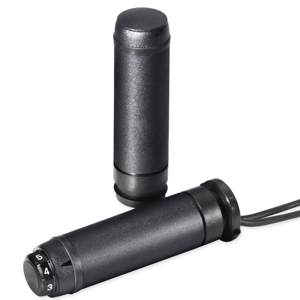 Harley-Davidson Black Rubber Heated Hand Grips 56100034