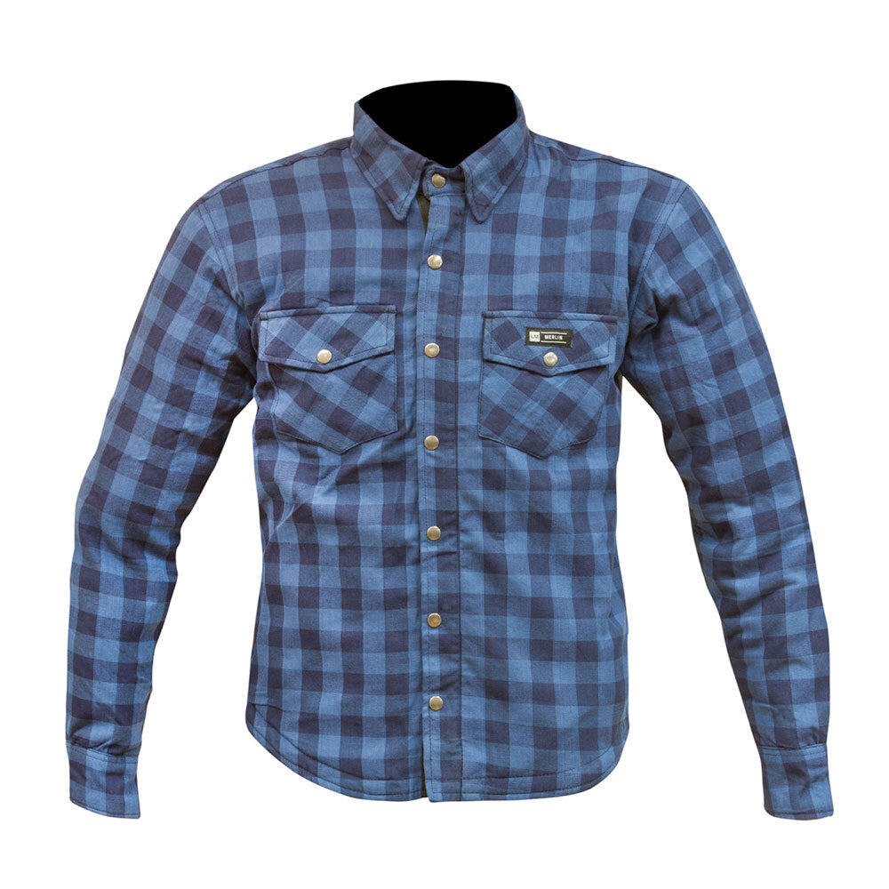 Merlin Axe Flannel - Dark Blue
