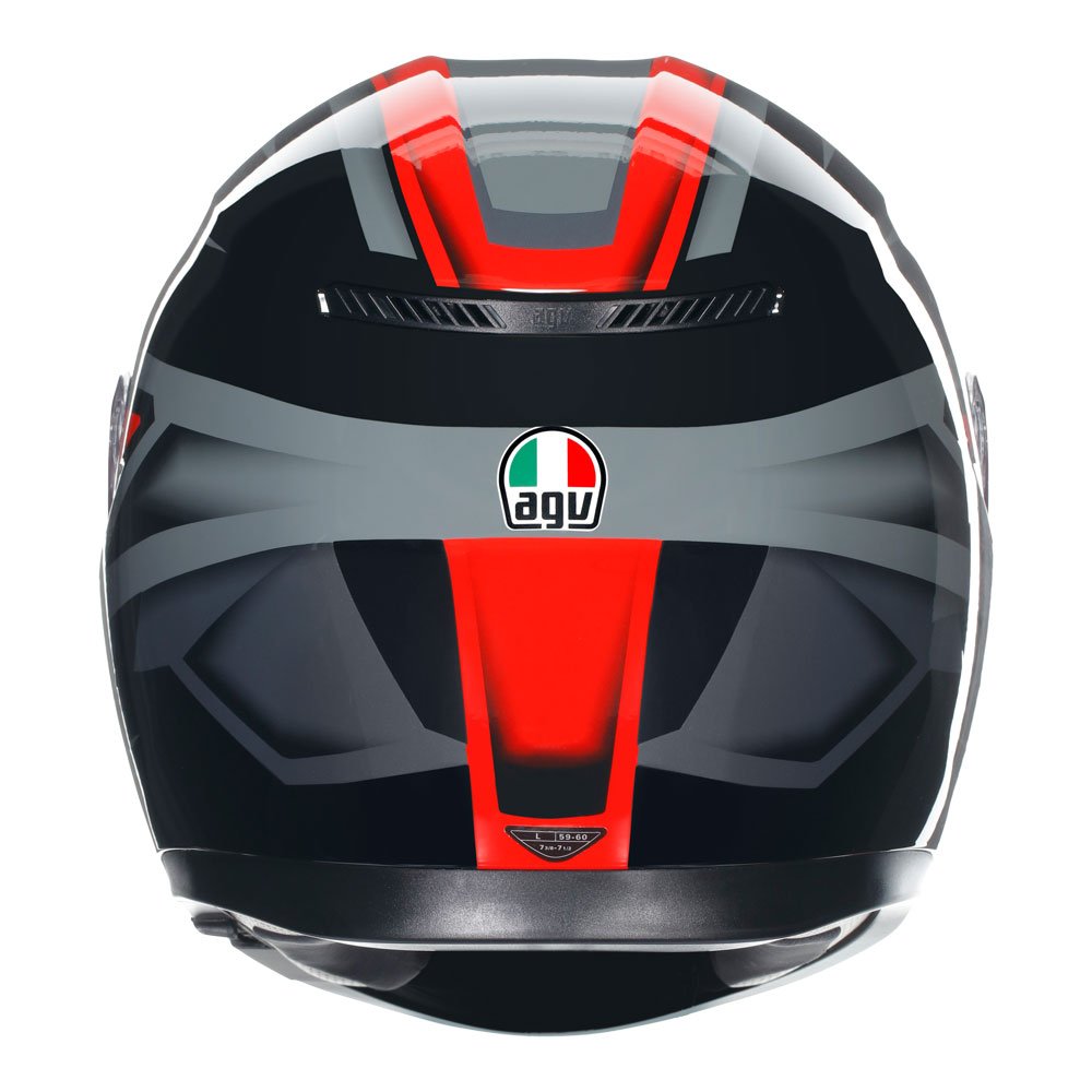 AGV K3 – Compound Matte Helmet Black/Red
