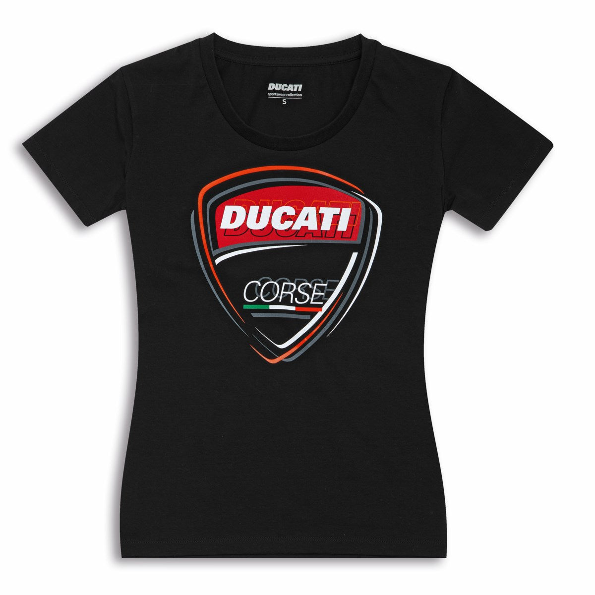 Ducati T-SHIRT DC SKETCH 2.0 BLACK WOMEN