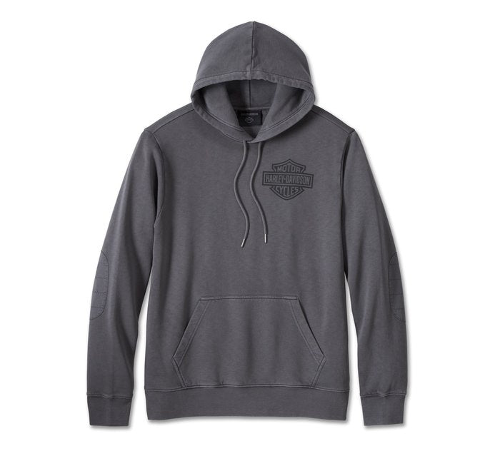 Harley-Davidson Men's Bar & Shield 3D Hoodie - Blackened Pearl