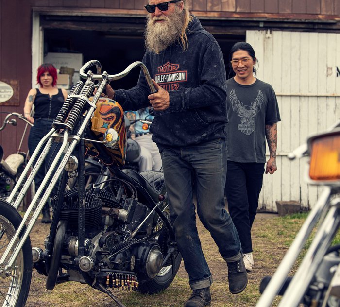 Harley-Davidson Men's Westcoast Bar & Shield Hoodie - Black Beauty