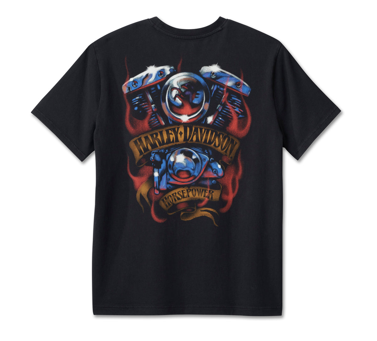 Harley-Davidson Loaded with Horsepower Graphic Tee