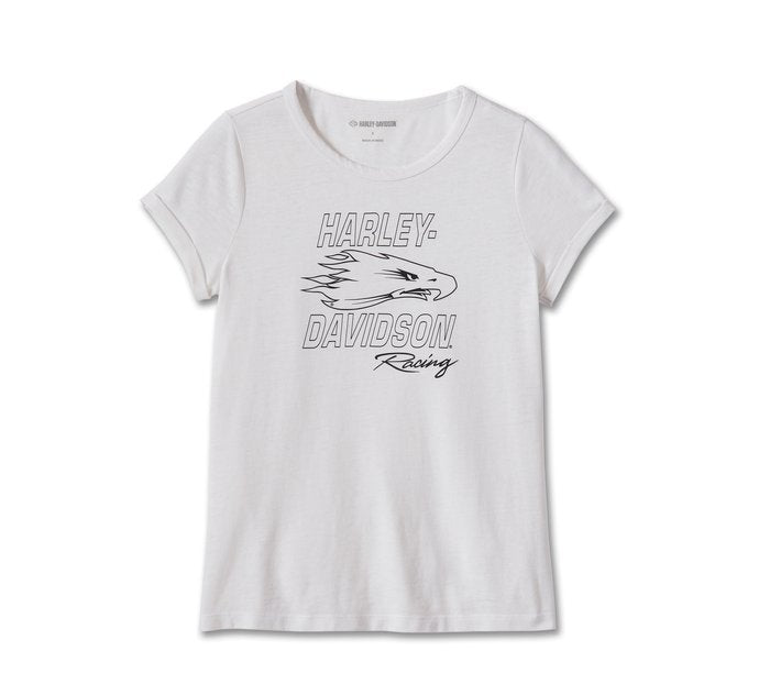 Harley-Davidson Women's Screamin' Eagle Burnout Tee - Bright White