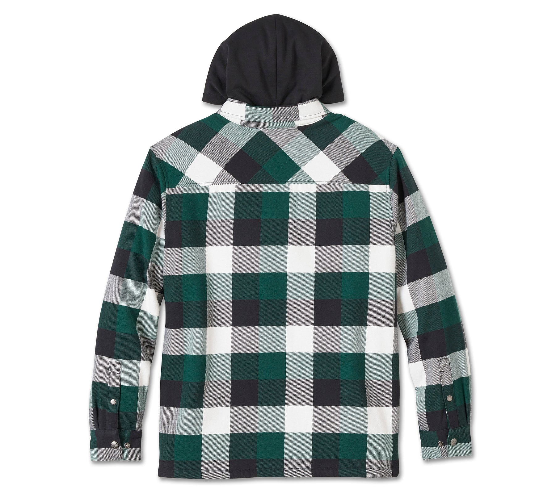 Harley-Davidson Traveler Hooded Shirt Jacket - Plaid - Harley Black & Rainforest