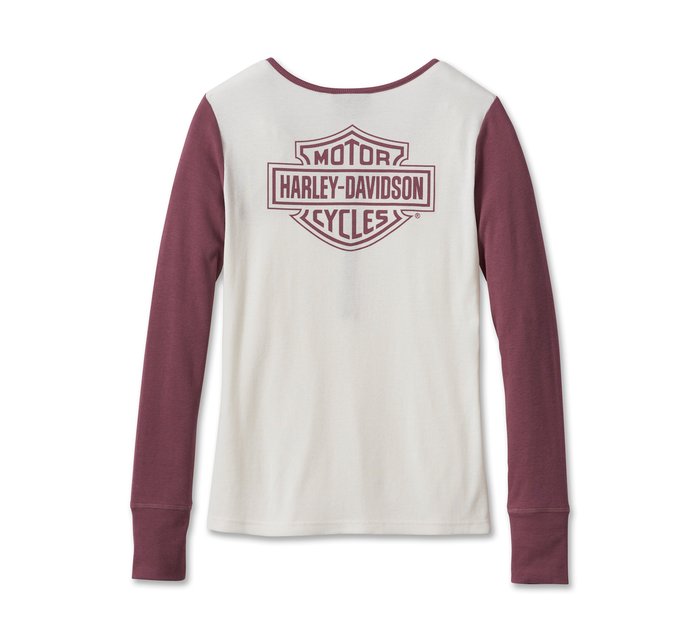 Harley-Davidson Women's Bar & Shield Timeless Henley