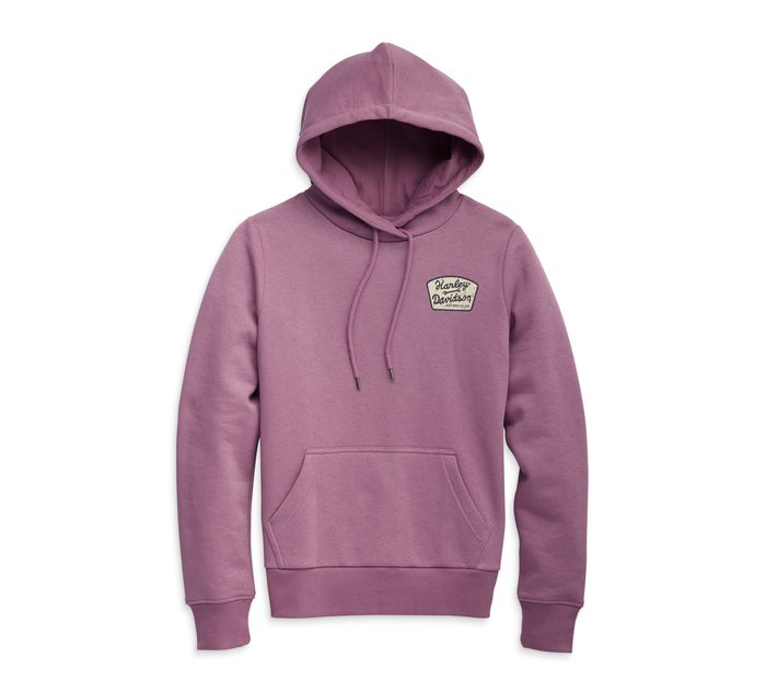 Harley-Davidson Women's Special Machinist Pullover Hoodie - Dusky Orchid CL