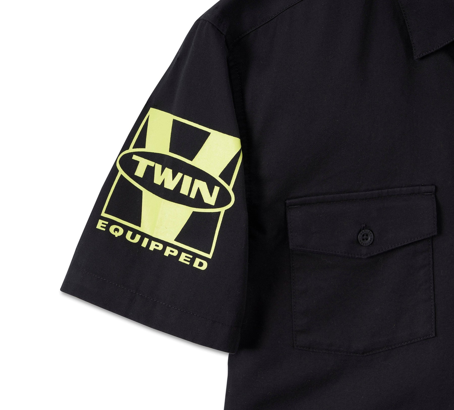 Harley-Davidson Men's Willie G Skull Short Sleeve Shirt - Black Beauty