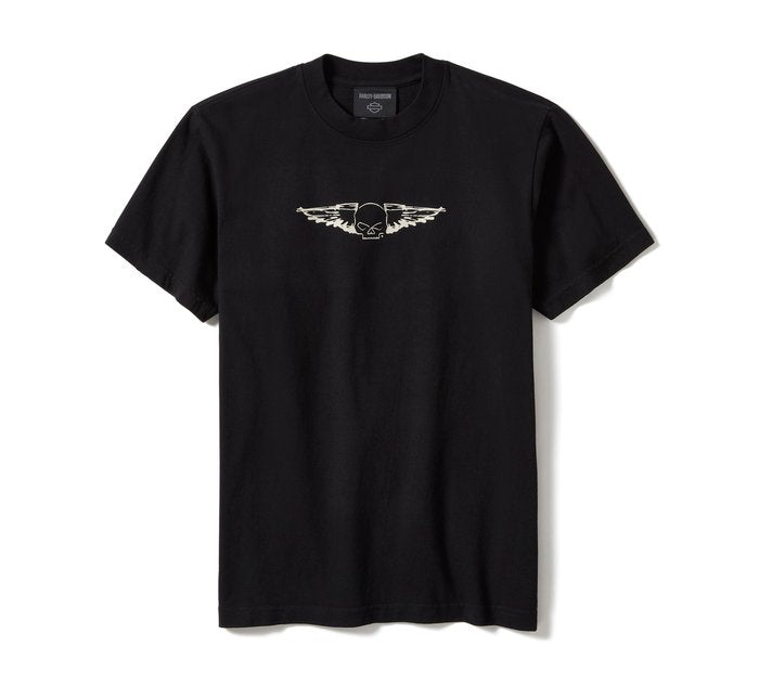 Harley-Davidson Men's Willie G Sketchy Skull Short Sleeve