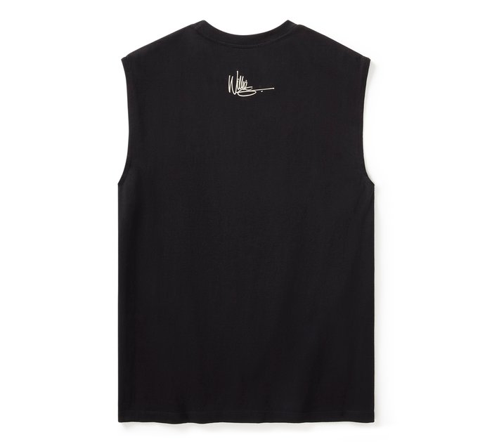 Harley-Davidson Willie G Sketchy Skull Muscle Tee