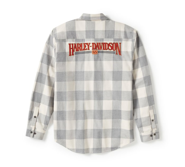 Harley-Davidson Men's Heritage Plaid Long Sleeve Shirt