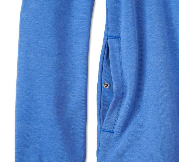 Harley-Davidson Men's Trophy Bar & Shield Crew Neck Sweatshirt - Lapis Blue