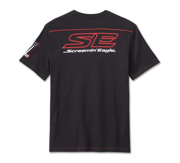 Harley-Davidson Men's Screamin' Eagle Short Sleeve Tee - Harley Black