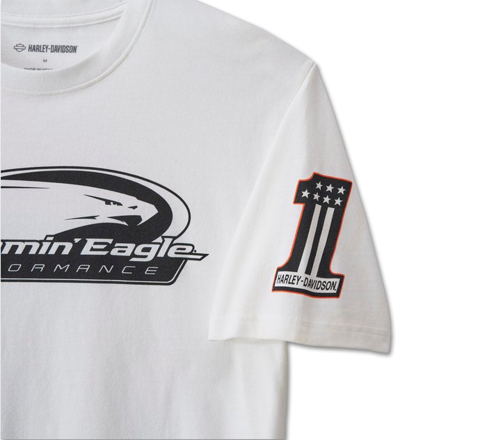 Harley-Davidson Men's Screamin' Eagle Short Sleeve Tee - Bright White