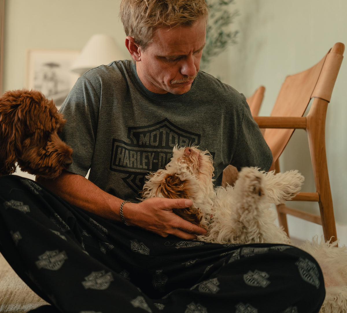 Harley-Davidson Men's Bar & Shield Pajama Pants Set