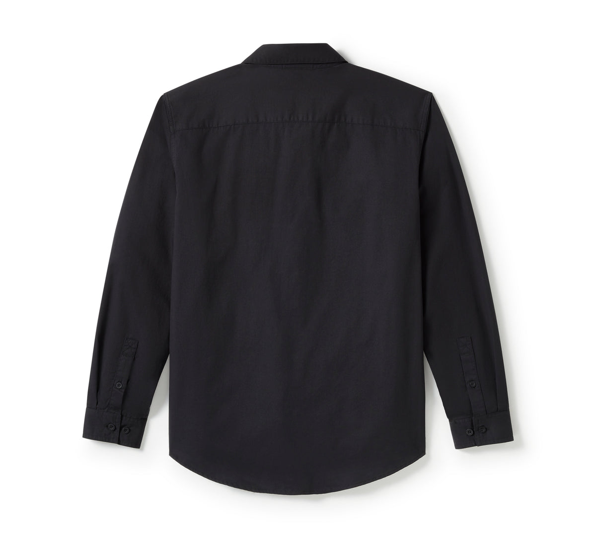 Harley-Davidson Men's Bar & Shield Solid Long Sleeve Shirt - Harley Black