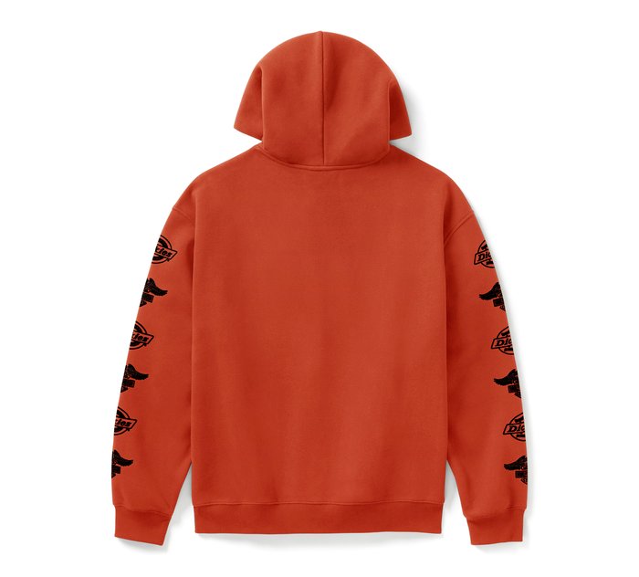 Harley-Davidson Dickies x H-D Eagle Sleeve Hoodie - Vintage Orange