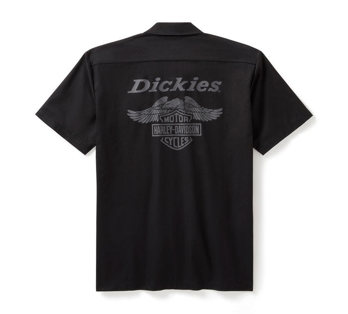 Harley-Davidson Men's Dickies x H-D Eagle Short Sleeve Work Shirt