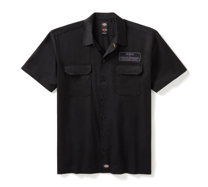 Harley-Davidson Men's Dickies x H-D Eagle Short Sleeve Work Shirt