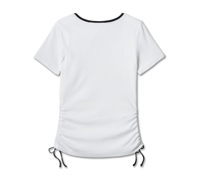 Harley-Davidson® Women's Illuminate Bar & Shield Tee - WHITE
