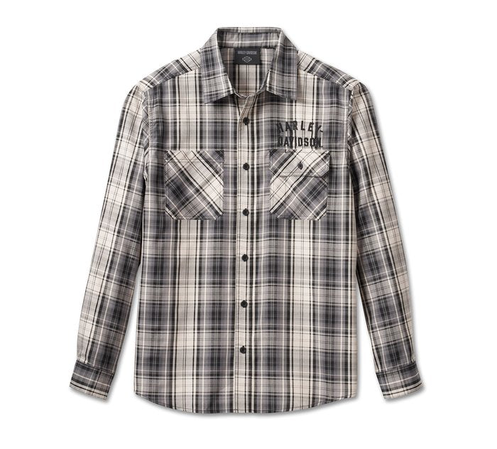 Harley-Davidson Men's Staple Performance Shirt - Black Plaid