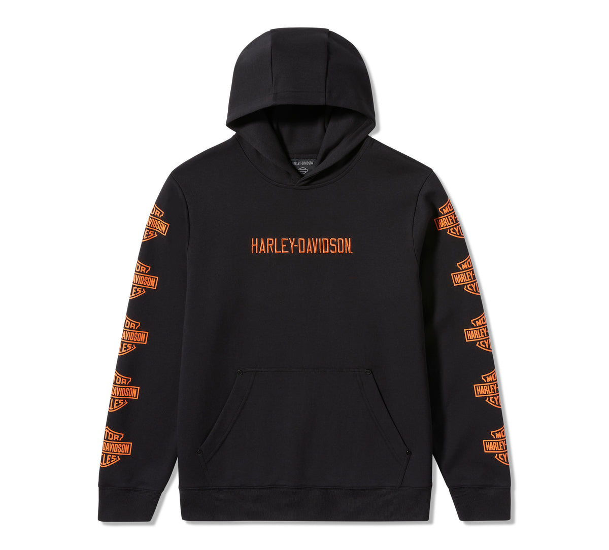 Harley-Davidson Men's Essential Bar & Shield Pullover Hoodie - Harley Black