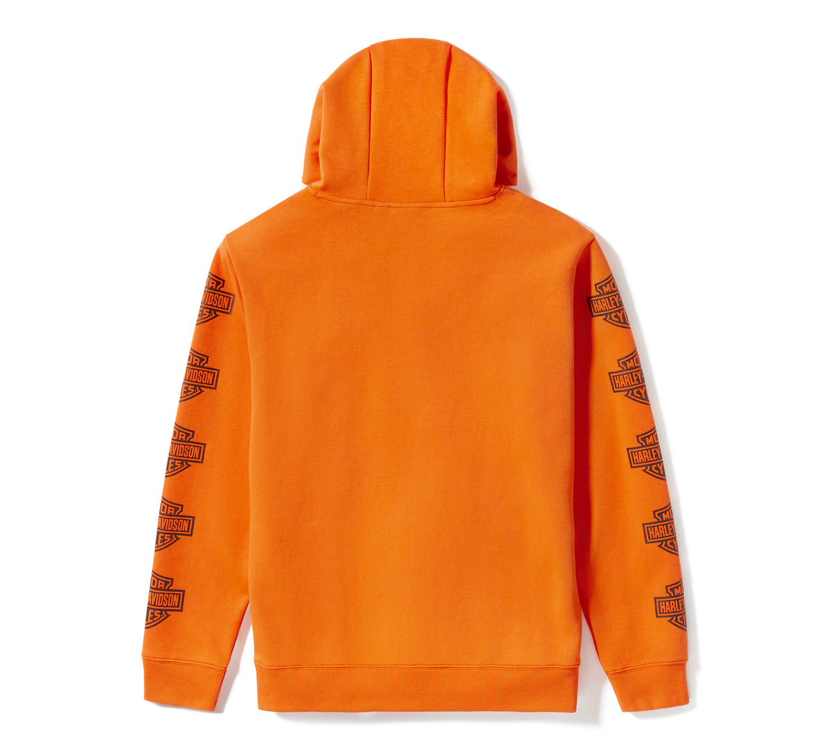 Harley-Davidson Men's Essential Bar & Shield Pullover Hoodie - Harley Orange