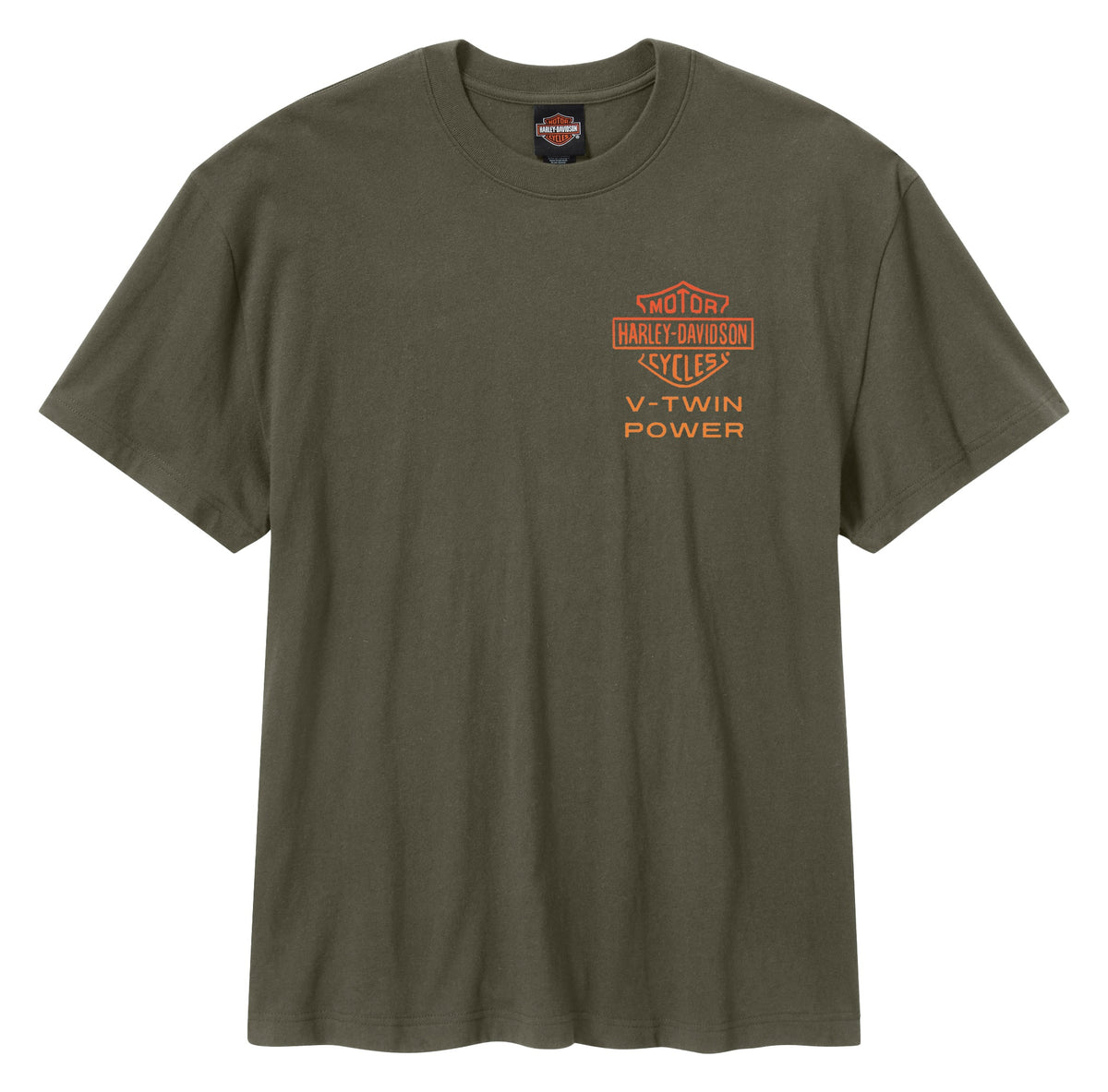 Harley-Davidson men´s T-Shirt Engine Twins Grape Leaf green