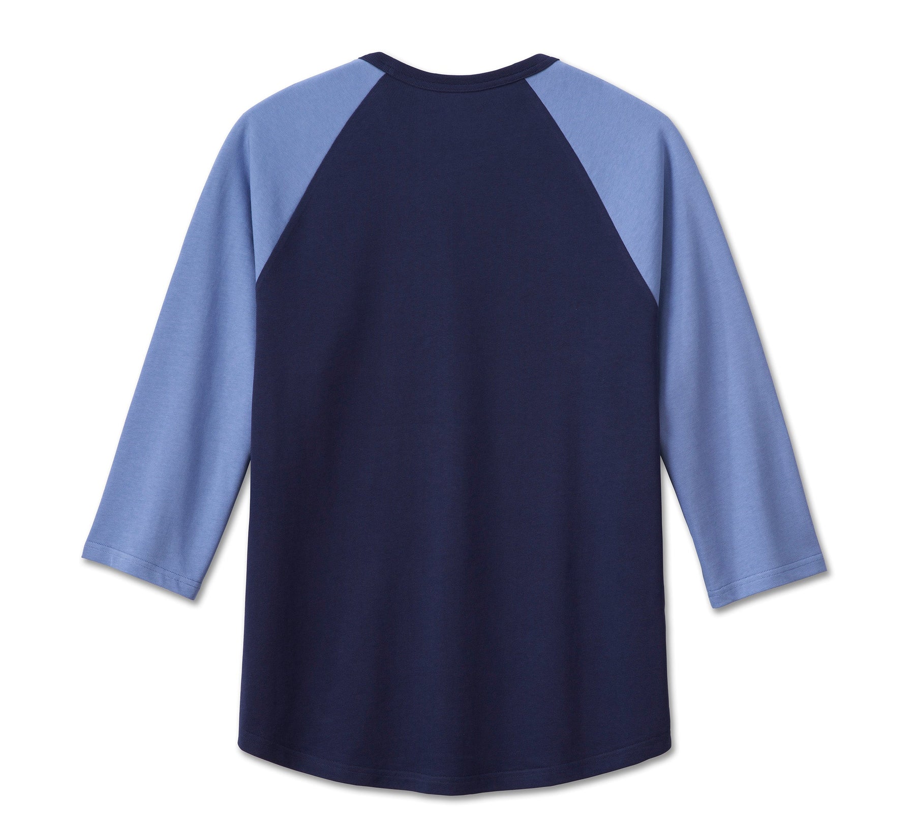 Harley Davidson Men's Classic Eagle Raglan Tee - Colourblocked - Peacoat