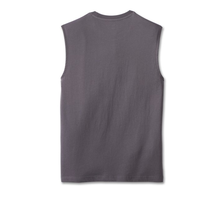 Harley Davidson Men's #1 Blowout Tee - Blackened Pearl