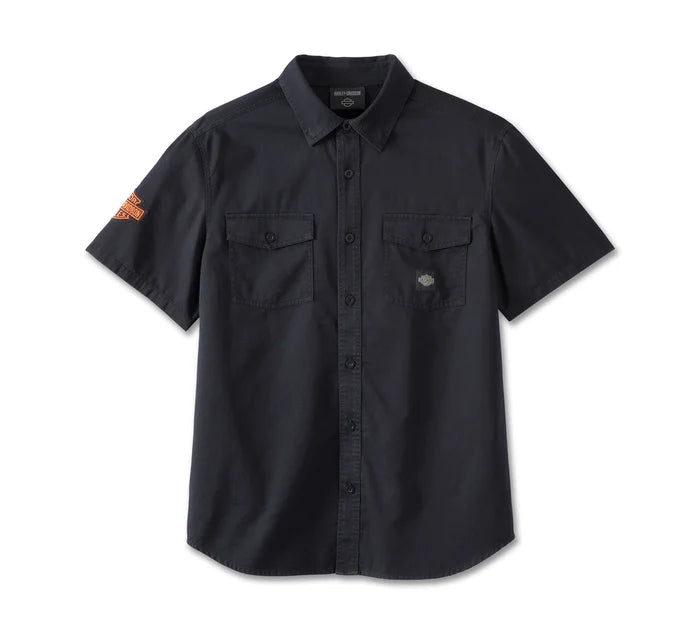 Harley-Davidson Men's Whiplash Shirt - Black Beauty