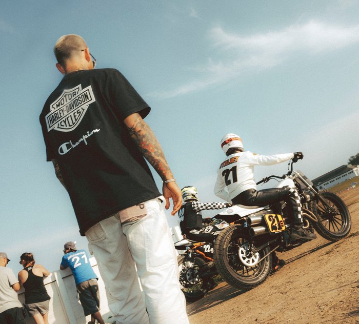 Harley-Davidson Champion Fanatic Tee - Black & Silver