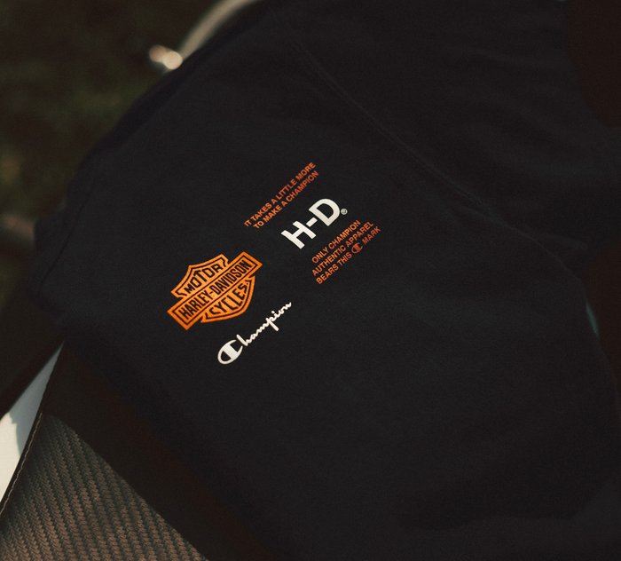 Harley-Davidson Champion Fanatic Tee - Black & Orange