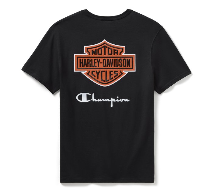 Harley-Davidson Champion Fanatic Tee - Black & Orange
