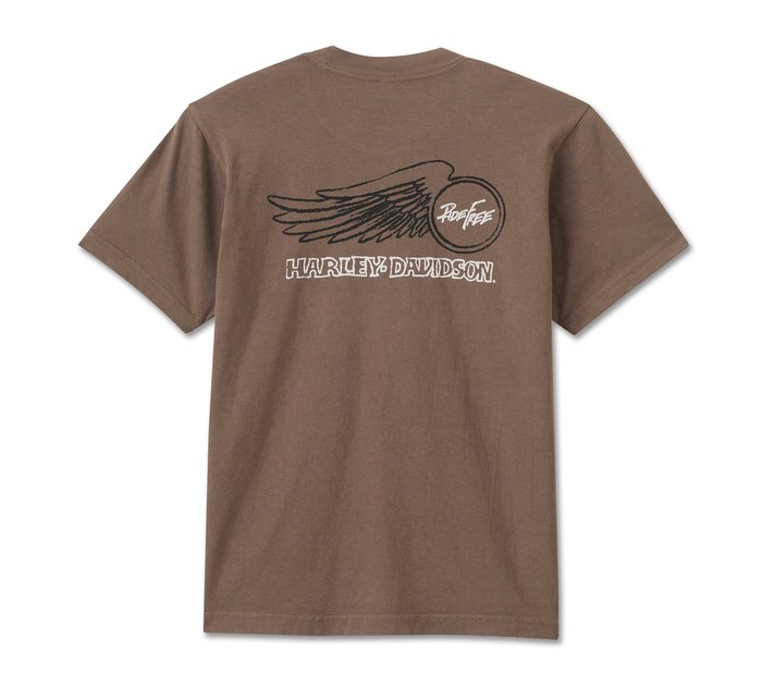 Harley-Davidson Willie G Winged Wheel Tee - Dark Grey