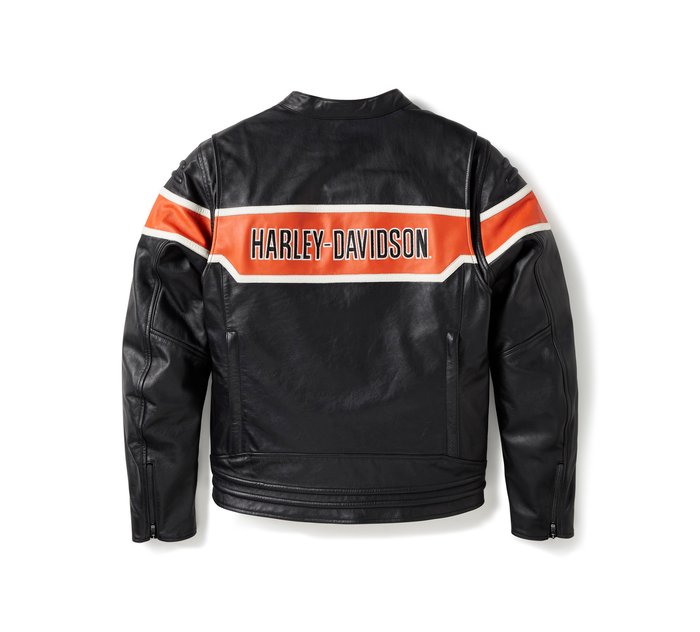 Harley-Davidson Men's H-D Trenton Leather Riding Jacket