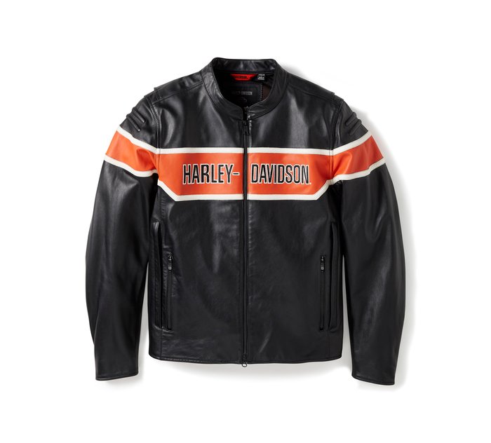 Harley-Davidson Men's H-D Trenton Leather Riding Jacket