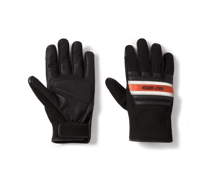 Harley-Davidson Men's H-D Trenton Dyna Knit Riding Gloves
