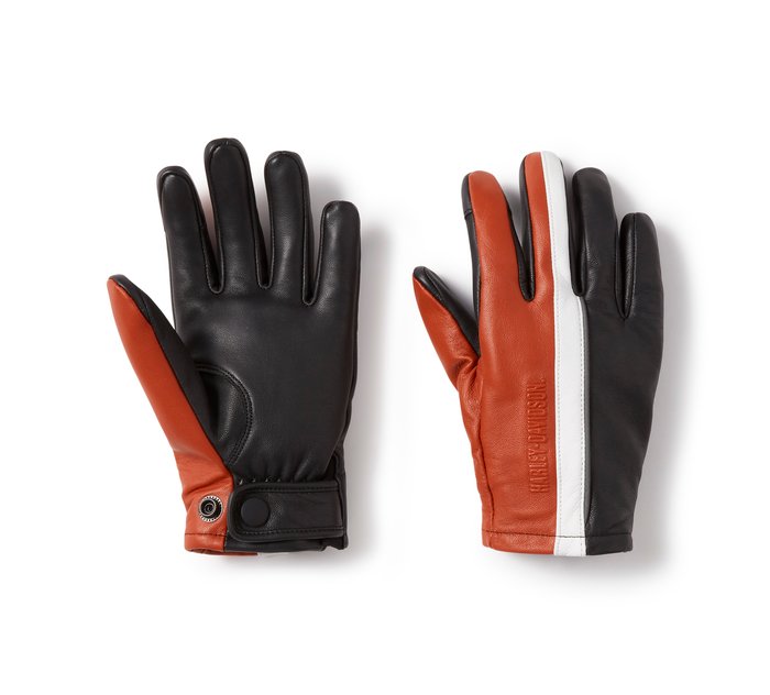 Harley-Davidson Women's H-D Trenton Leather Riding Gloves