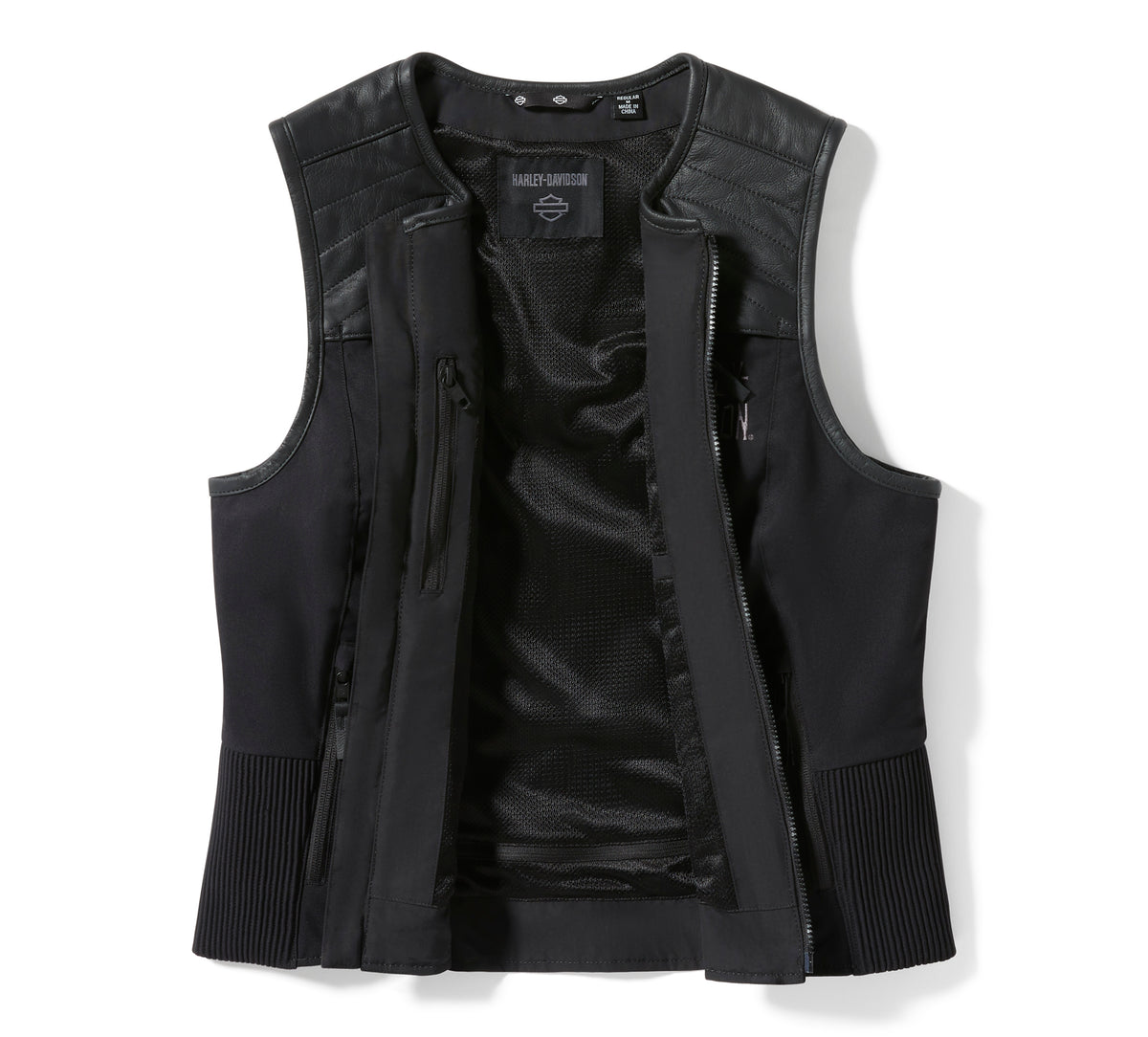 Harley-Davidson Women's H-D® Long Haul Utility Vest - HARLEY BLACK
