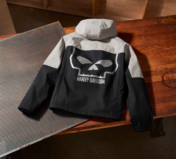 Harley-Davidson Men's Willie G Skull Water Repellent Softshell Jacket